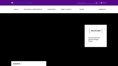 Screenshot of Tisch.nyu.edu