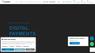 Screenshot of Ifthenpay.com