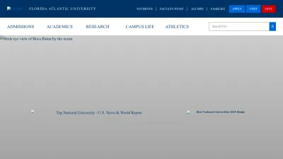 Screenshot preview of fau.edu