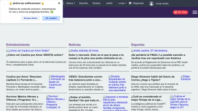Screenshot of Tvazteca.com