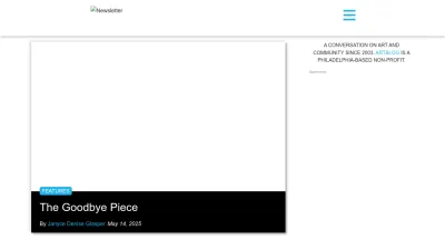 Screenshot of Theartblog.org