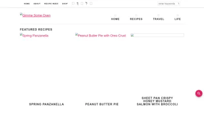 Screenshot preview of gimmesomeoven.com