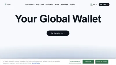 Screenshot of Curve.com