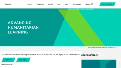 Screenshot of Alnap.org