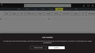 Screenshot of Sportsdirect.com