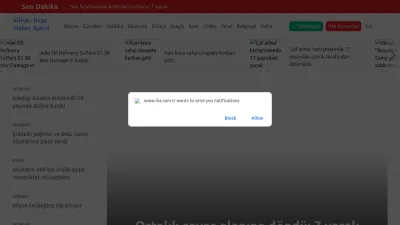 Screenshot of Iha.com.tr