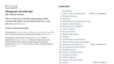 Screenshot preview of eloquentjavascript.net