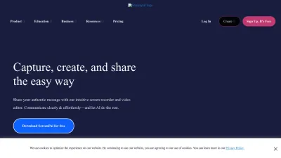 Screenshot preview of screenpal.com