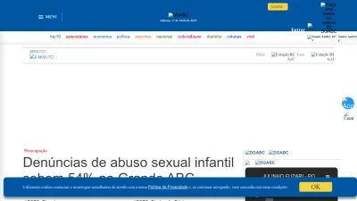 Screenshot of Dgabc.com.br