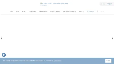 Screenshot preview of raveis.com