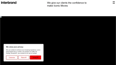 Screenshot of Interbrand.com