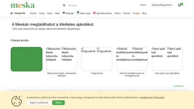 Screenshot of Meska.hu