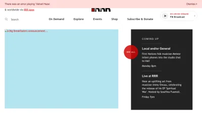 Screenshot of Rrr.org.au