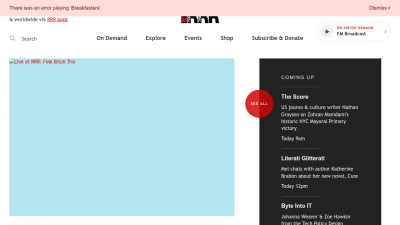 Screenshot preview of rrr.org.au