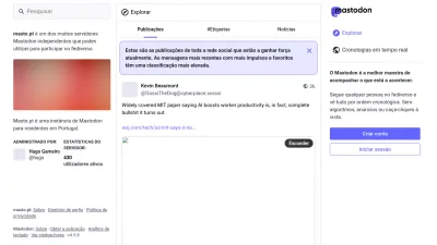 Screenshot of Masto.pt