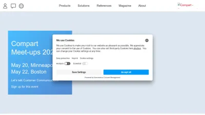 Screenshot of Compart.com