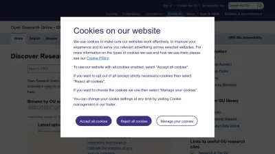 Screenshot of Oro.open.ac.uk