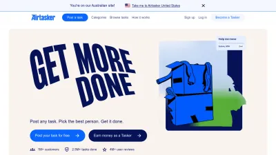 Screenshot of Airtasker.com