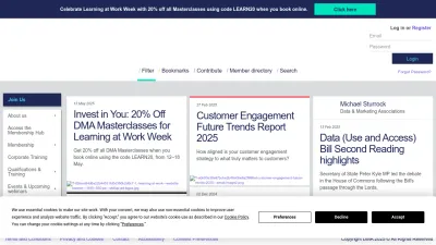 Screenshot of Dma.org.uk
