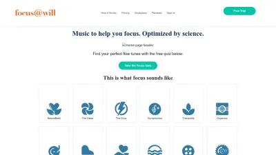 Screenshot of Focusatwill.com