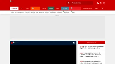 Screenshot of Blic.rs