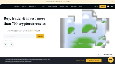Screenshot of Bitrue.com