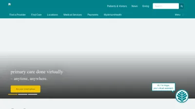 Screenshot preview of atriumhealth.org
