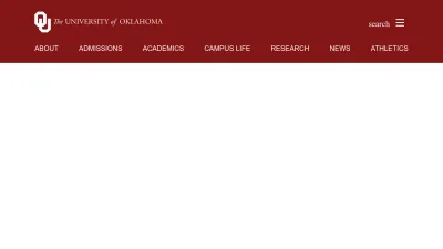 Screenshot preview of ou.edu