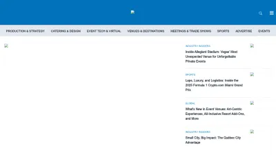 Screenshot of Bizbash.com