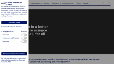 Screenshot of Plos.org