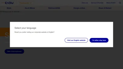 Screenshot preview of enbw.com