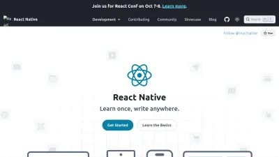 Screenshot of Reactnative.dev