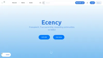 Screenshot of Ecency.com