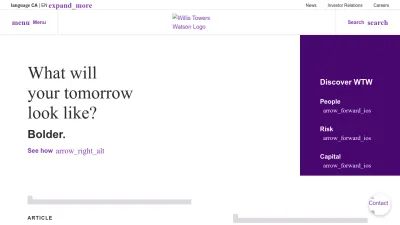 Screenshot preview of wtwco.com