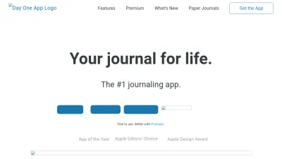 Screenshot of Dayoneapp.com