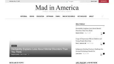 Screenshot of Madinamerica.com