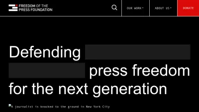 Screenshot preview of freedom.press