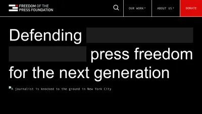 Screenshot of Freedom.press