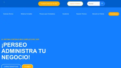 Screenshot preview of perseo.ec