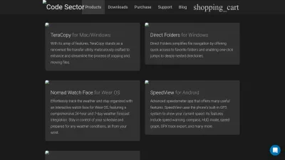 Screenshot of Codesector.com