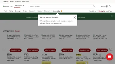 Screenshot of Randalls.com