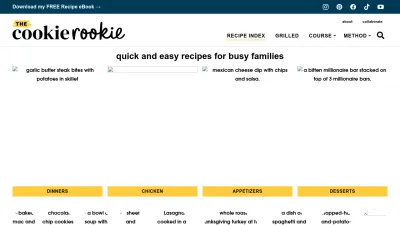 Screenshot preview of thecookierookie.com