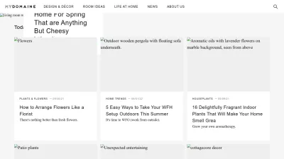 Screenshot preview of mydomaine.com