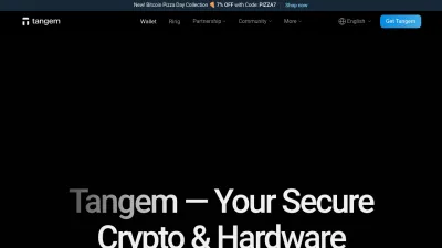 Screenshot of Tangem.com