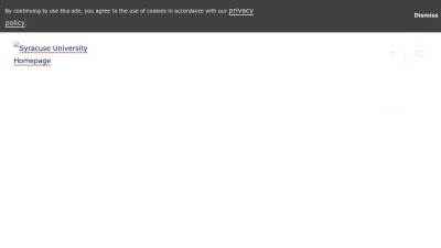 Screenshot of Syracuse.edu