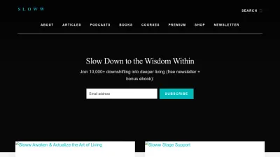 Screenshot of Sloww.co