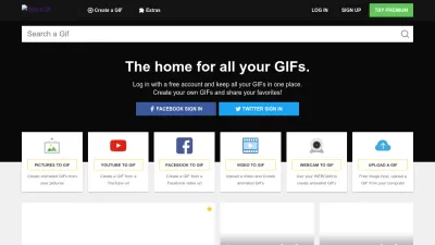 Screenshot of Makeagif.com