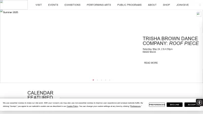 Screenshot preview of massmoca.org