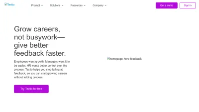 Screenshot of Textio.com