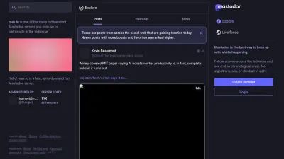 Screenshot of Mas.to